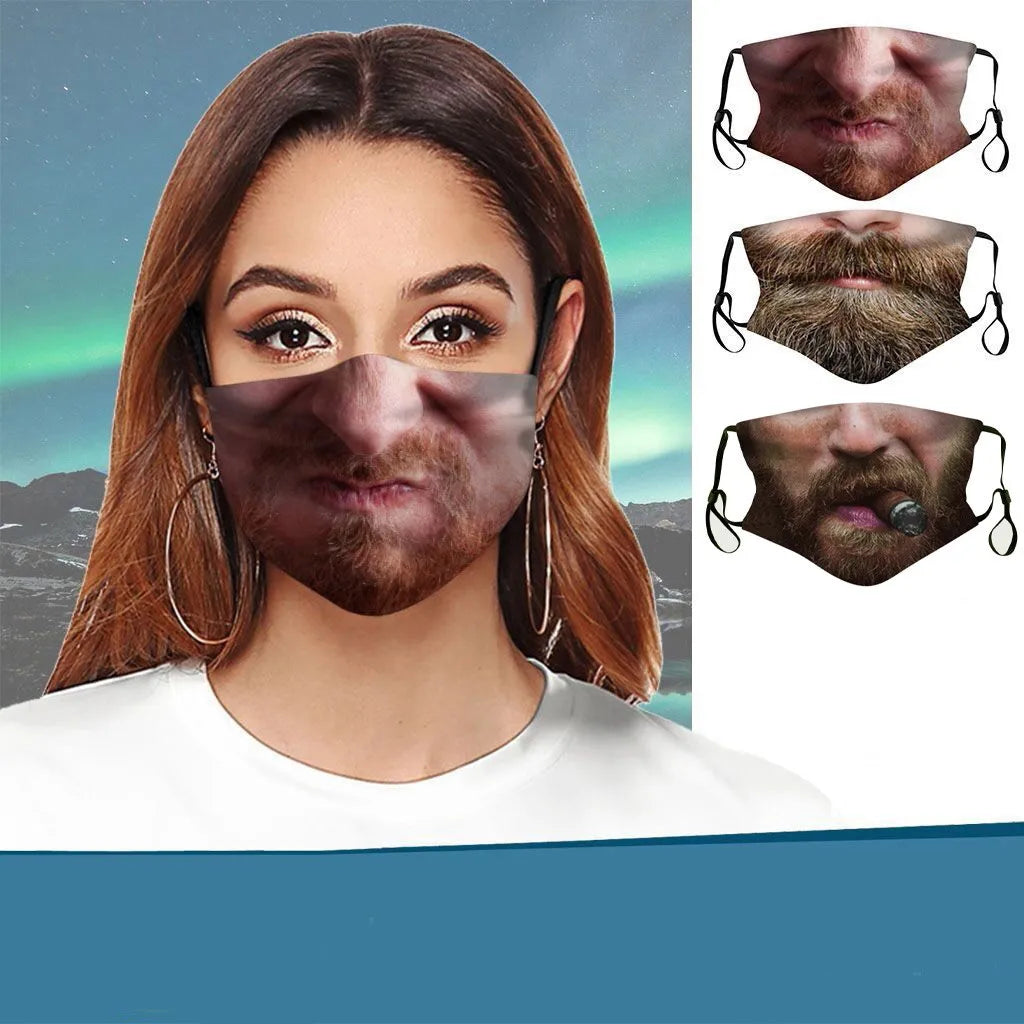 Funny Face Cycling Mask – Breathable, Washable & Windproof Cycling Face Mask Babs