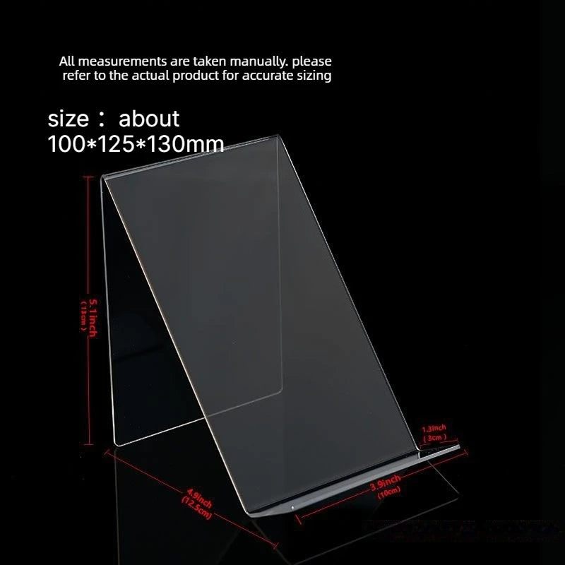 Transparent Acrylic Book Stand – Desktop Book Display Rack Acrylic Book Stand Babs