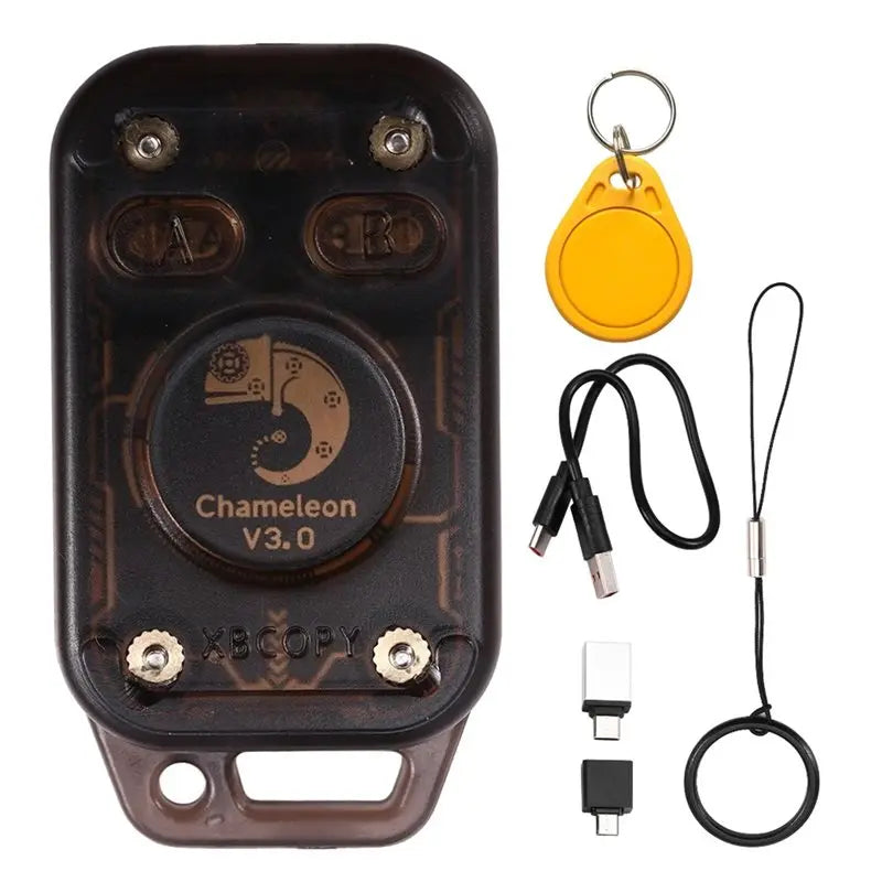 Chameleon V3.0 RFID Card Reader Writer & Smart Card Emulator RFID Card Emulator Babs Translucent Black