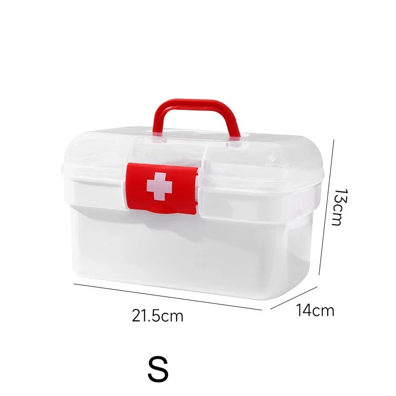Portable Medicine Organizer Cabinet & First Aid Kit with Handle Medicine Cabinet Organizer Babs S