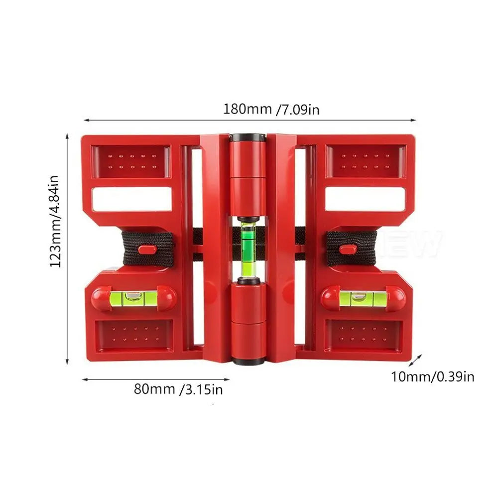 Folding Magnetic Post Level – Adjustable Spirit Level Tool Spirit Level Tool Babs