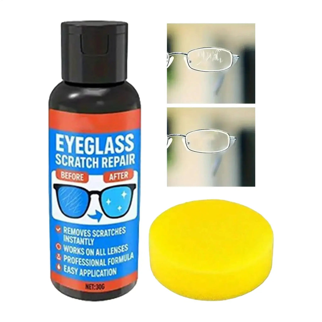 30g Eyeglass Lens Scratch Remover & Anti-Fog Cleaner Spray Lens Cleaning Kit Babs