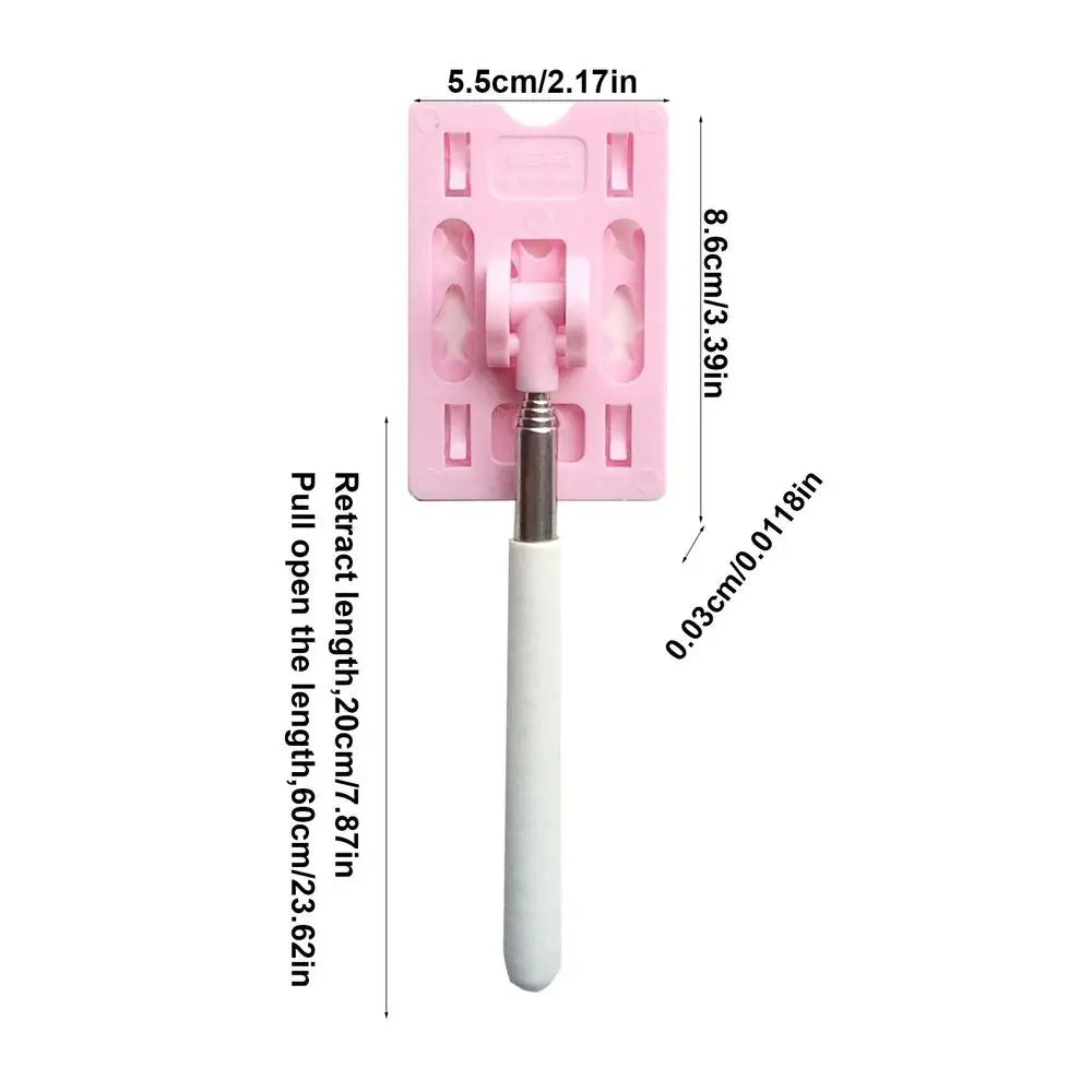 Telescopic Car Parking Card Holder Contactless Payment Rod Car Parking Tool Babs Pink