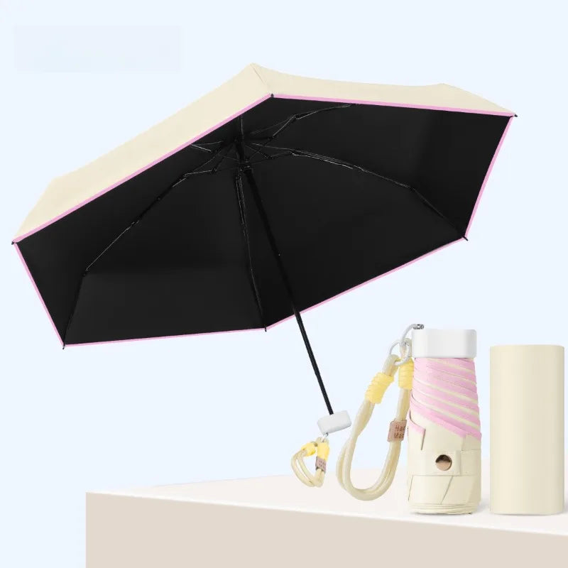 Ultra Light Folding UV Umbrella – UPF 50+ Portable Parasol Folding UV Umbrella Babs