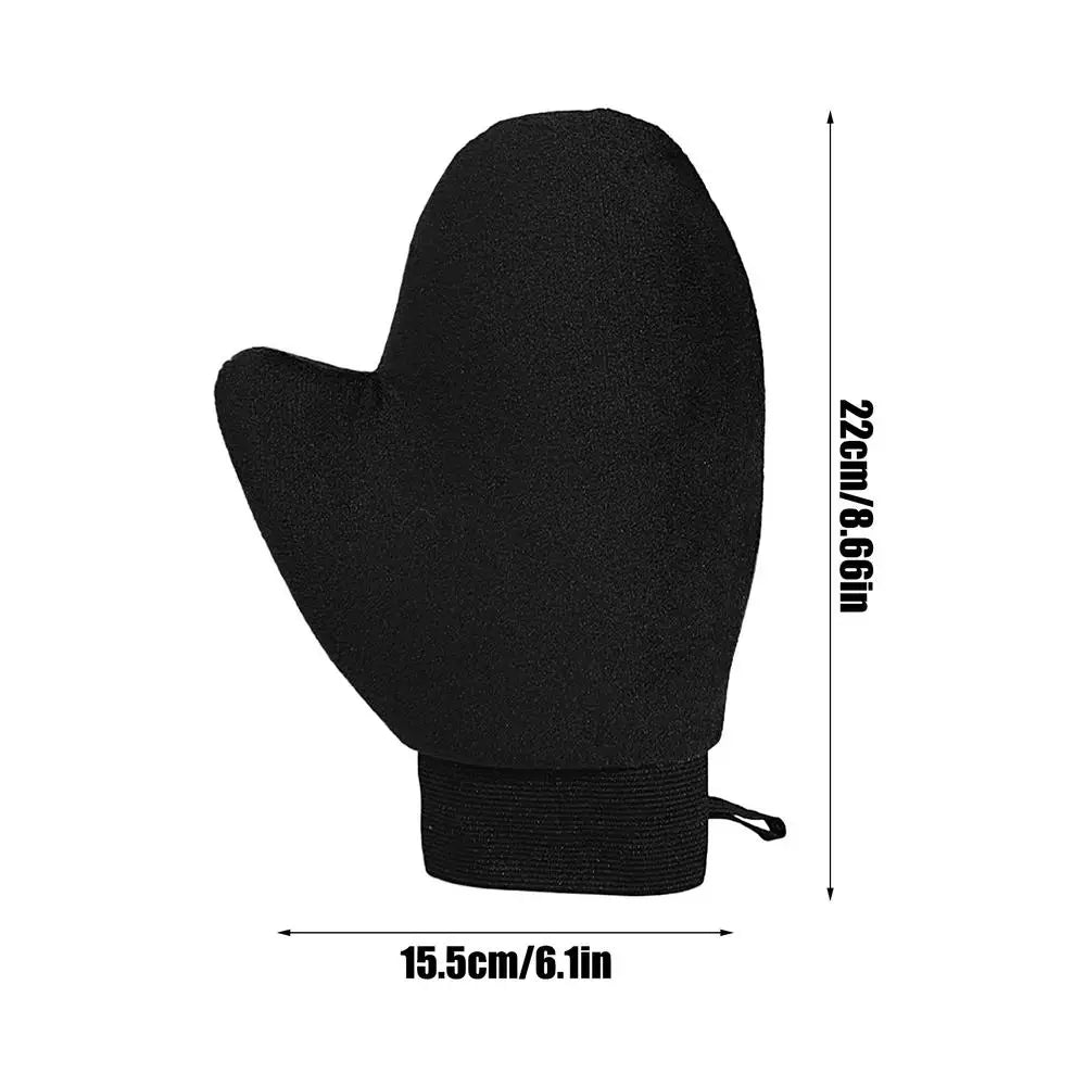 Self Tanning Mitt – Double-Sided Flocking Applicator Glove Self Tanning Mitt Babs Black