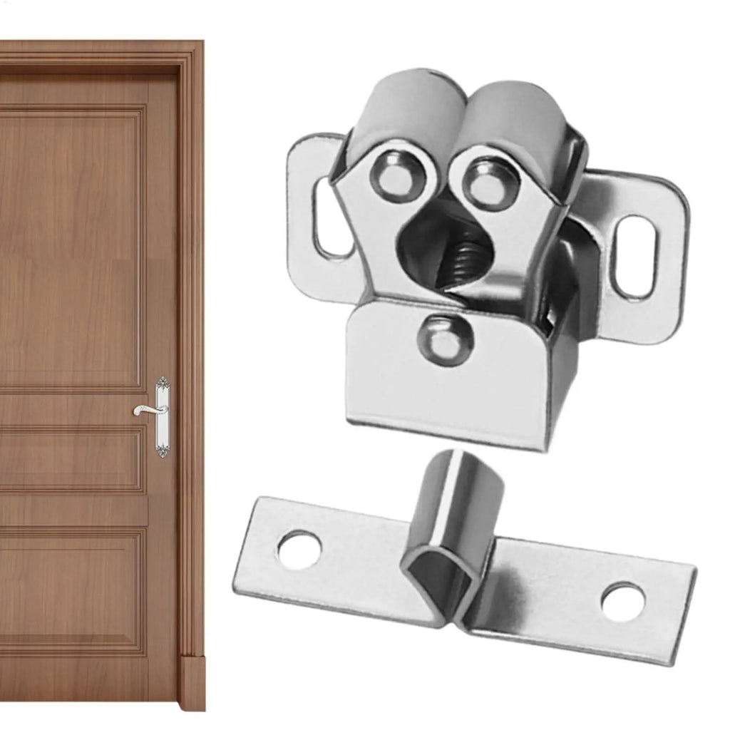Double Roller Cabinet Door Catches with Screws – Strong Hold Cabinet Door Catch Babs
