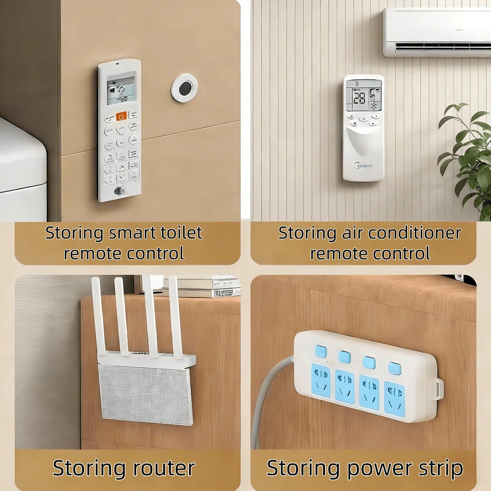 Magnetic Wall Mount Remote Holder – No Drill Adhesive Organizer Wall Mount Organizer Babs