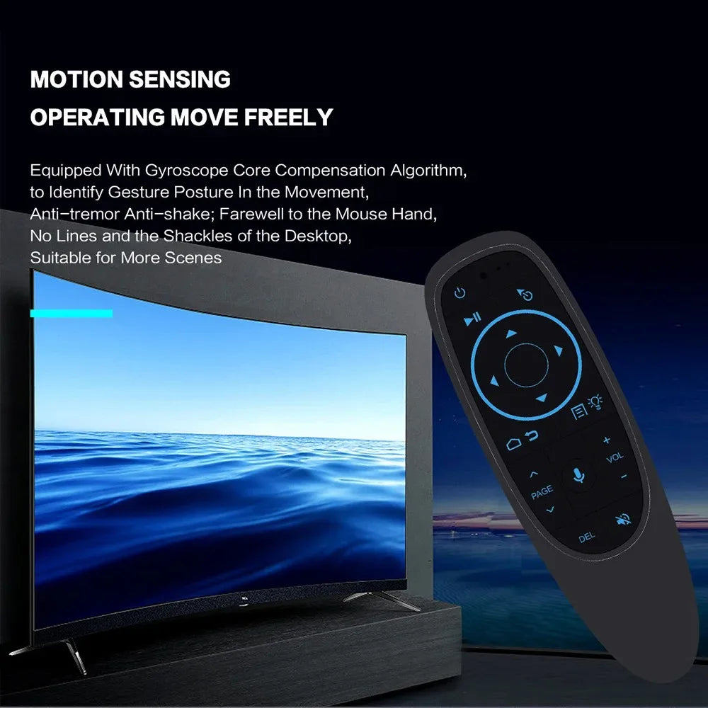 G10S Pro BT Voice Remote BT5.0 Air Mouse Gyroscope Backlit Voice Air Mouse Remote Babs