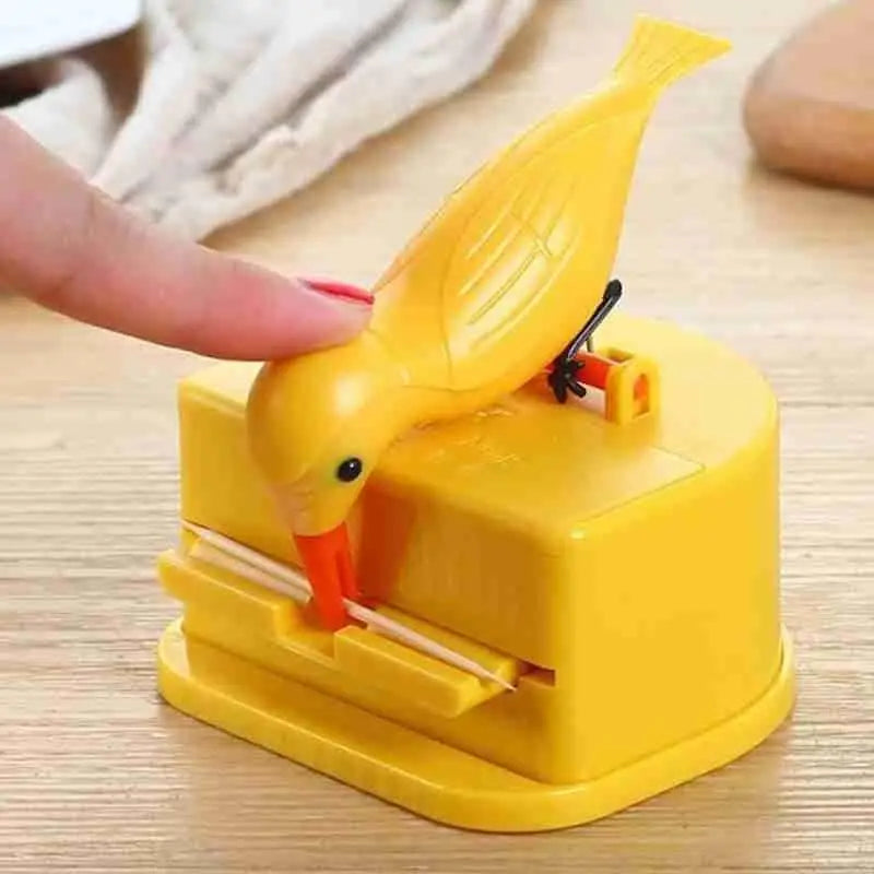 Bird Automatic Toothpick Dispenser Holder – Kitchen Decor Toothpick Dispenser Babs