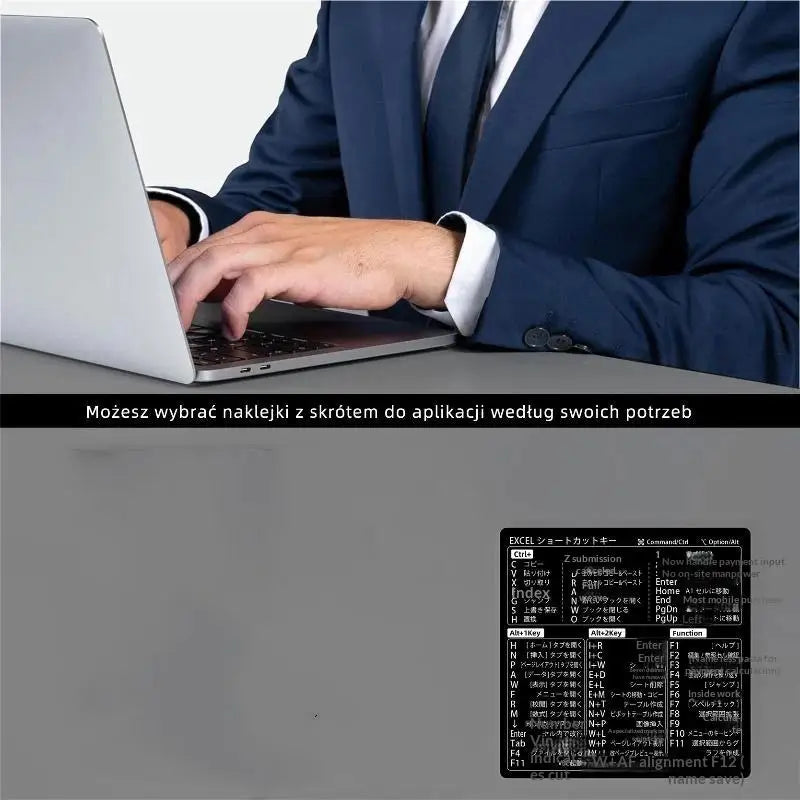 Japanese Excel Shortcut Sticker – Windows Office Cheat Sheet Office Reference Sticker Babs