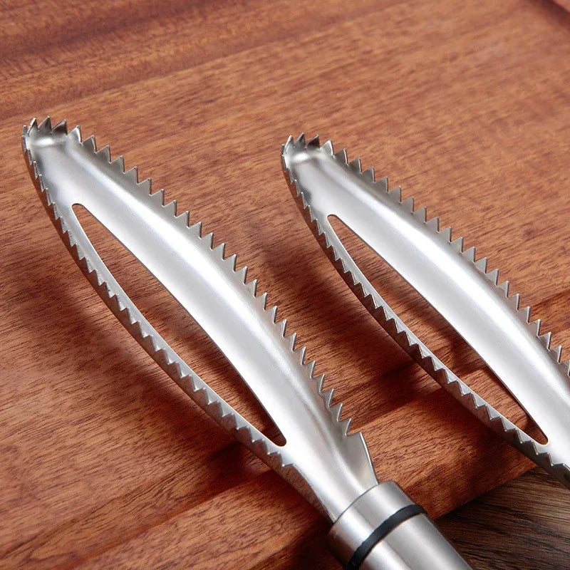 Stainless Steel Fish Scale Scraper & Fish Knife Kitchen Tool Fish Scale Scraper Babs