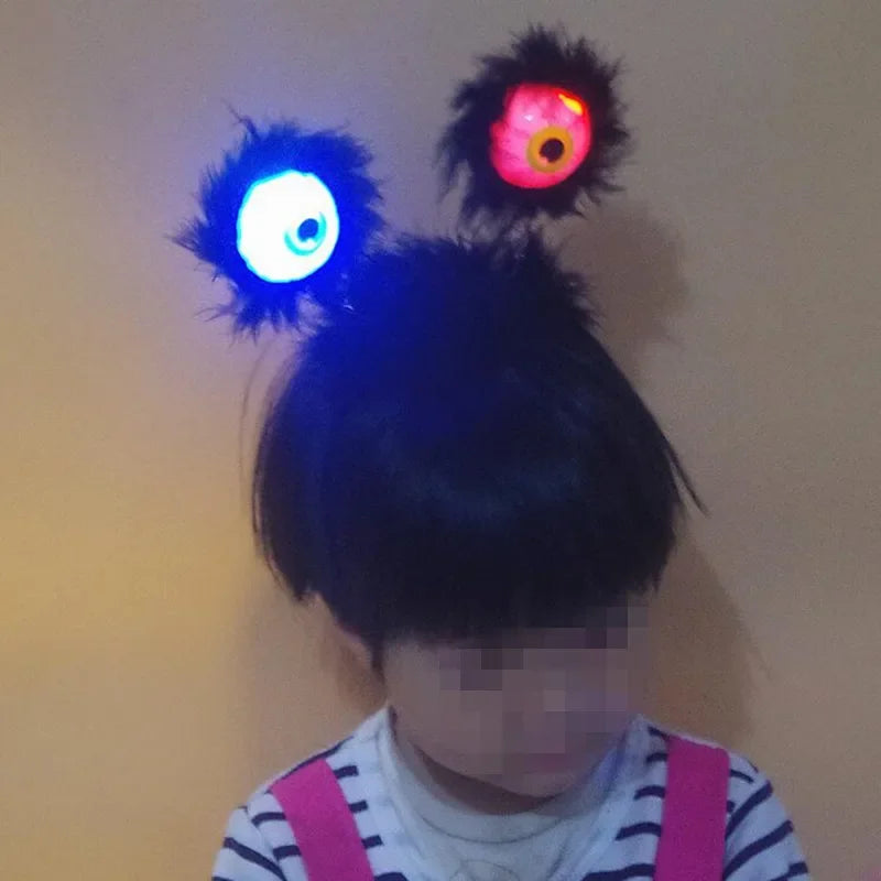 LED Alien Eyes Flashing Glow Headband – Halloween Party Costume LED Costume Headband Babs