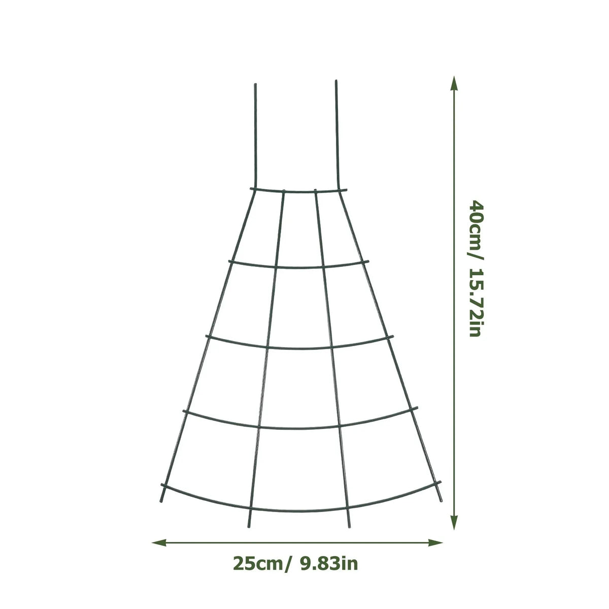 Metal Plant Trellis Climbing Frame – Vine & Flower Garden Support Plant Trellis Support Babs 1pc One Size
