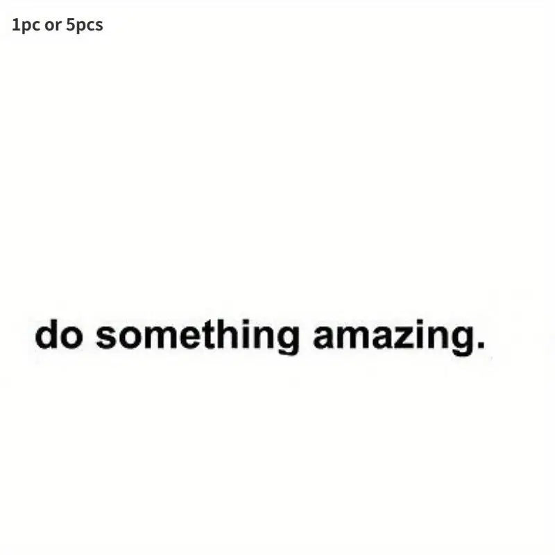 Vinyl Wall Decal "Do Something Amazing" Inspirational Quote Vinyl Wall Decal Babs