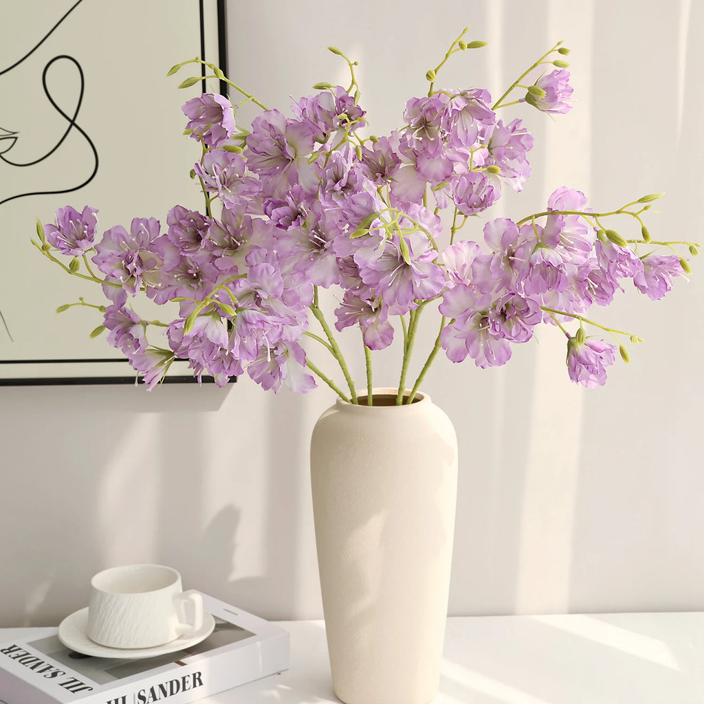 Artificial Crabapple Silk Flower Bouquet – Wedding & Home Décor Artificial Flower Bouquet Babs
