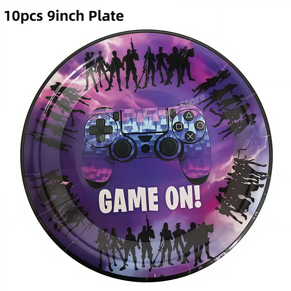 Video Game Birthday Party Supplies – Tableware, Balloons & Decor Party Tableware Set Babs 10pcs 9inch plates