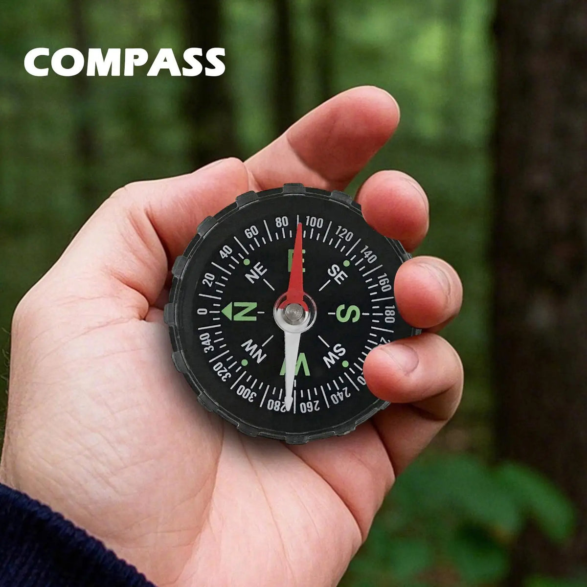 Multifunctional Sighting Compass for Hiking & Outdoor Navigation Hiking Compass Babs