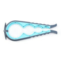 4-in-1 Multifunctional Can & Bottle Opener | Anti-Slip Grip Bottle & Can Opener Babs blue