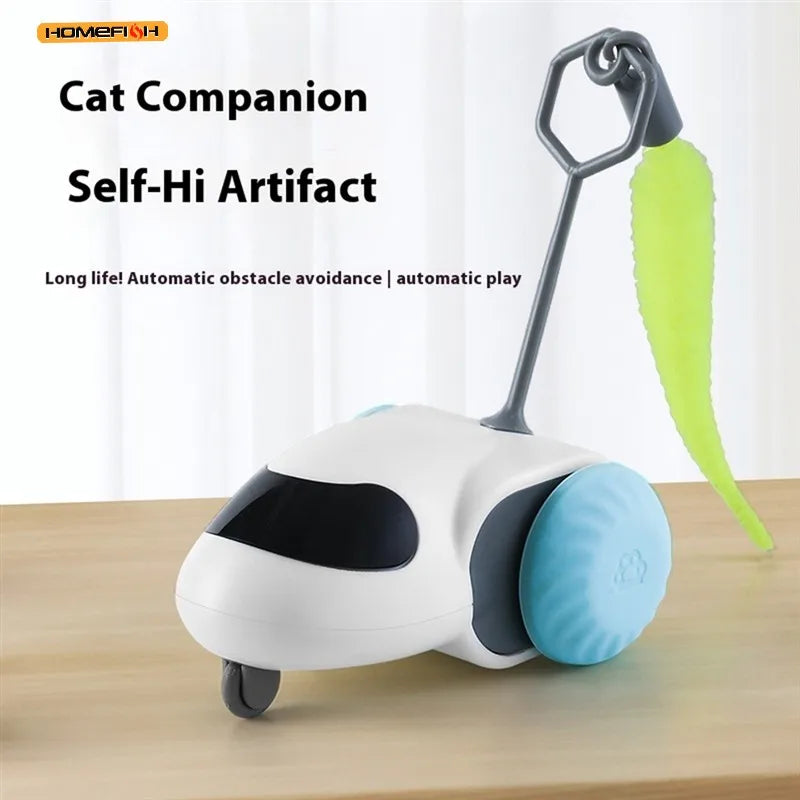 Smart Interactive Cat Toy Car – Auto-Running & Obstacle Detection Interactive Cat Toy Babs