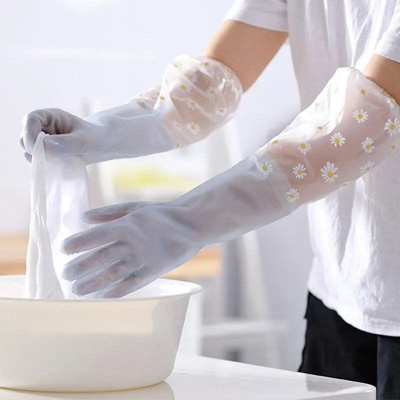 Waterproof Latex Rubber Gloves – Dishwashing & Household Cleaning Household Cleaning Gloves Babs