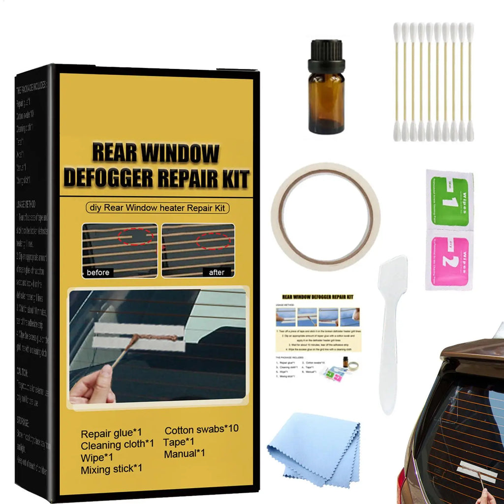 Car Rear Window Defogger Repair Kit – Fix Defroster Grid Lines Defogger Repair Kit Babs