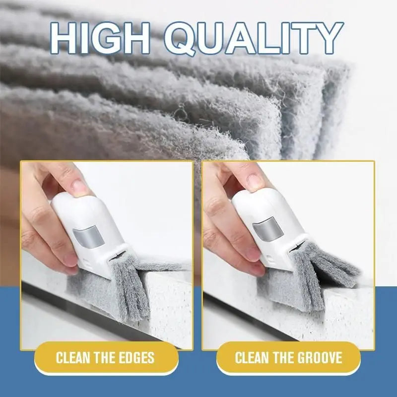 Window Groove Crevice Cleaning Brush – Replaceable Head Crevice Cleaning Brush Babs