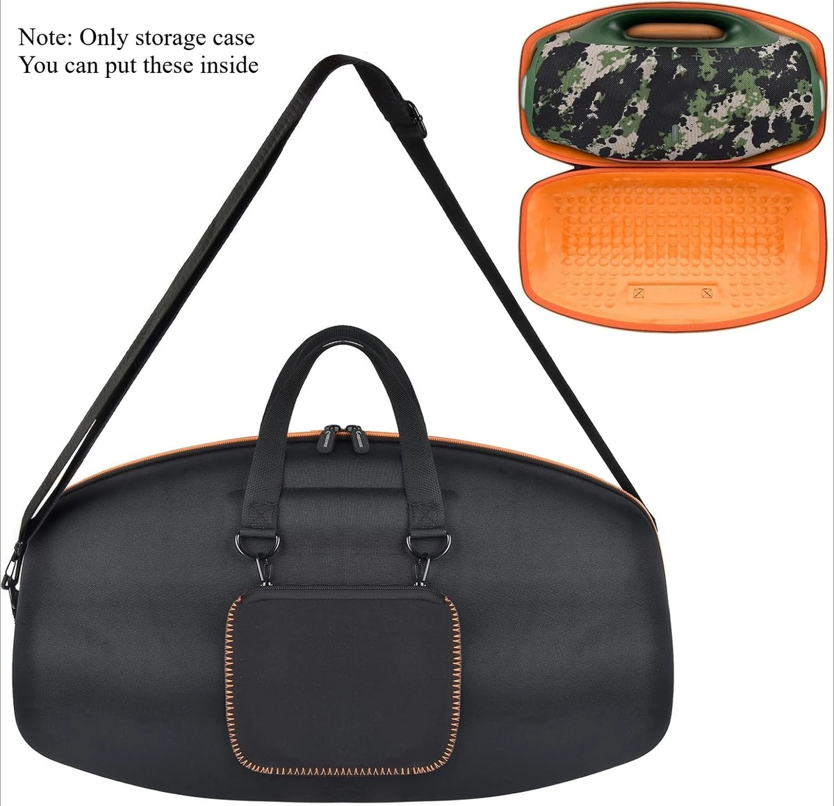 Hard Travel Case for JBL Boombox 4 Speaker | Carry Bag Speaker Carrying Case Babs black