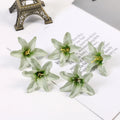 20 Silk Lily Artificial Flowers – Wedding & Home Décor Artificial Silk Flowers Babs green 20PCs
