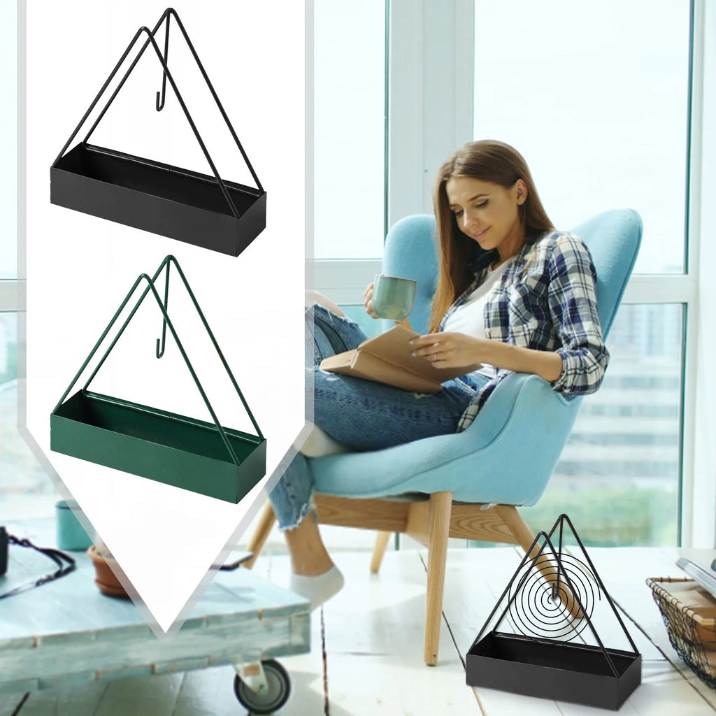 Nordic Iron Mosquito Coil Holder with Tray | Home Décor Mosquito Coil Holder Babs