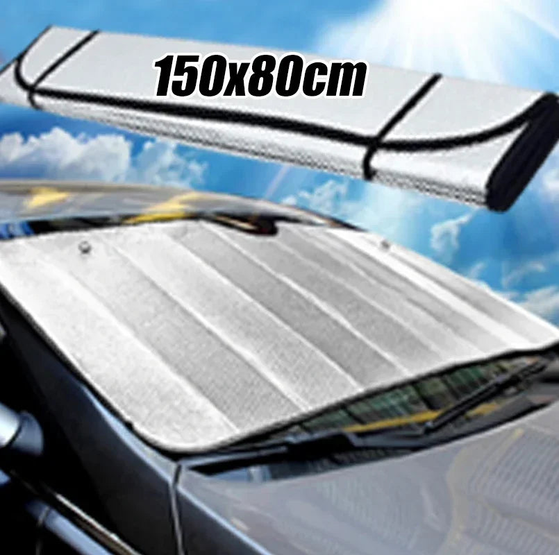 Foldable Car Windshield Sunshade – UV & Heat Protection Car Windshield Sunshade Babs 150x80cm