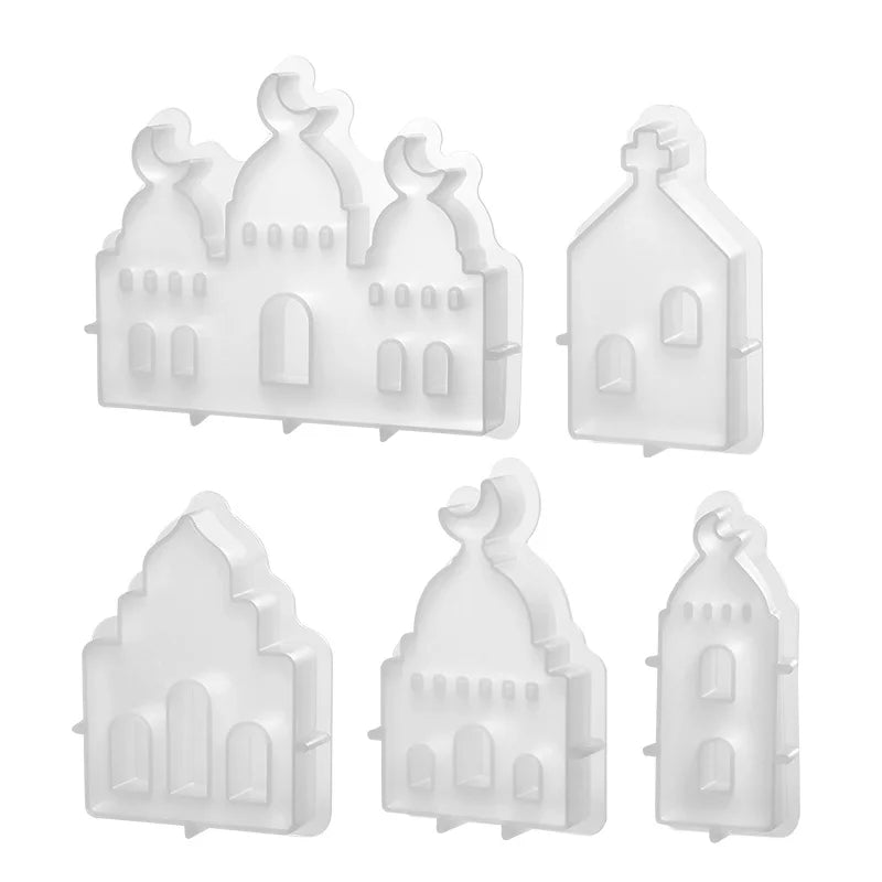 Ramadan Mosque Silicone Mold – Eid Resin & Concrete Craft Mould Craft Silicone Mold Babs