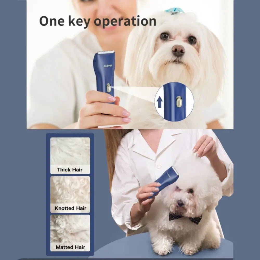 Silent USB Pet Hair Clippers – Waterproof Grooming Trimmer Pet Hair Clippers Babs