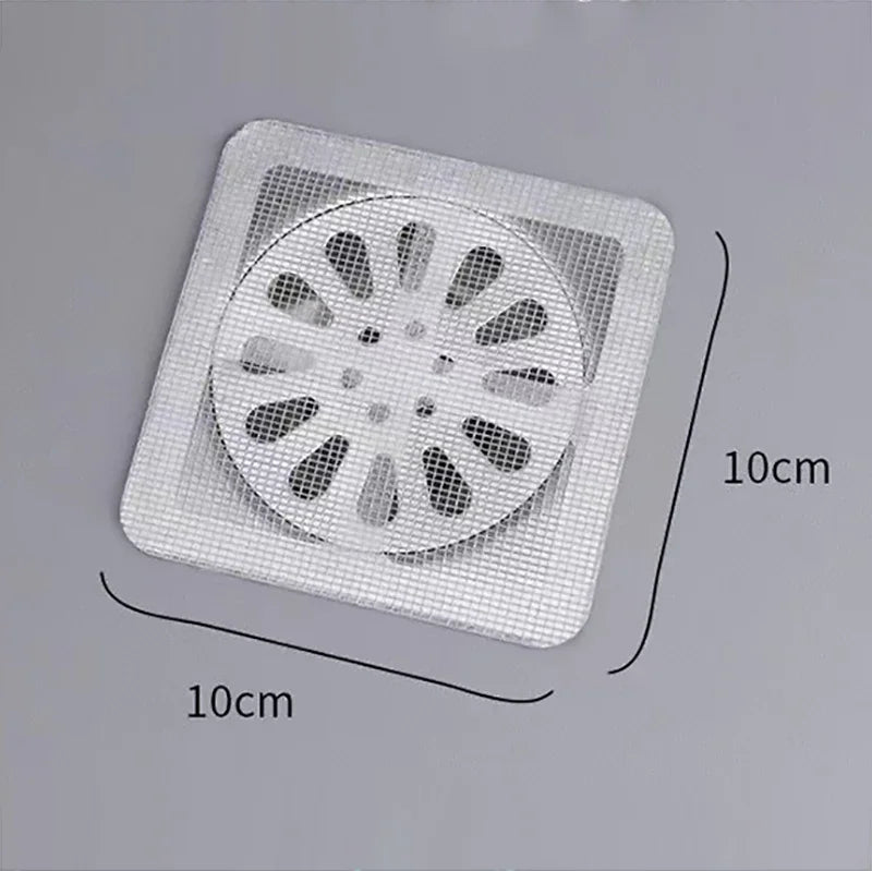 Bathroom Drain Hair Catcher Filter Stickers – 10/30/50 Pack Drain Hair Catcher Babs