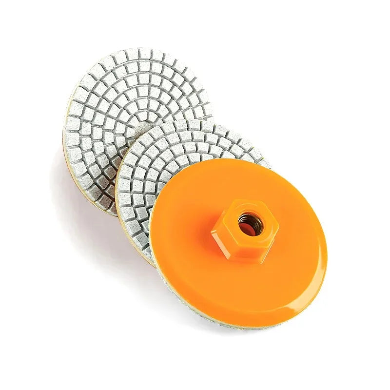 80mm 3" Polishing Pad Wet Dry Abrasive Disc for Marble & Granite Abrasive Polishing Disc Babs