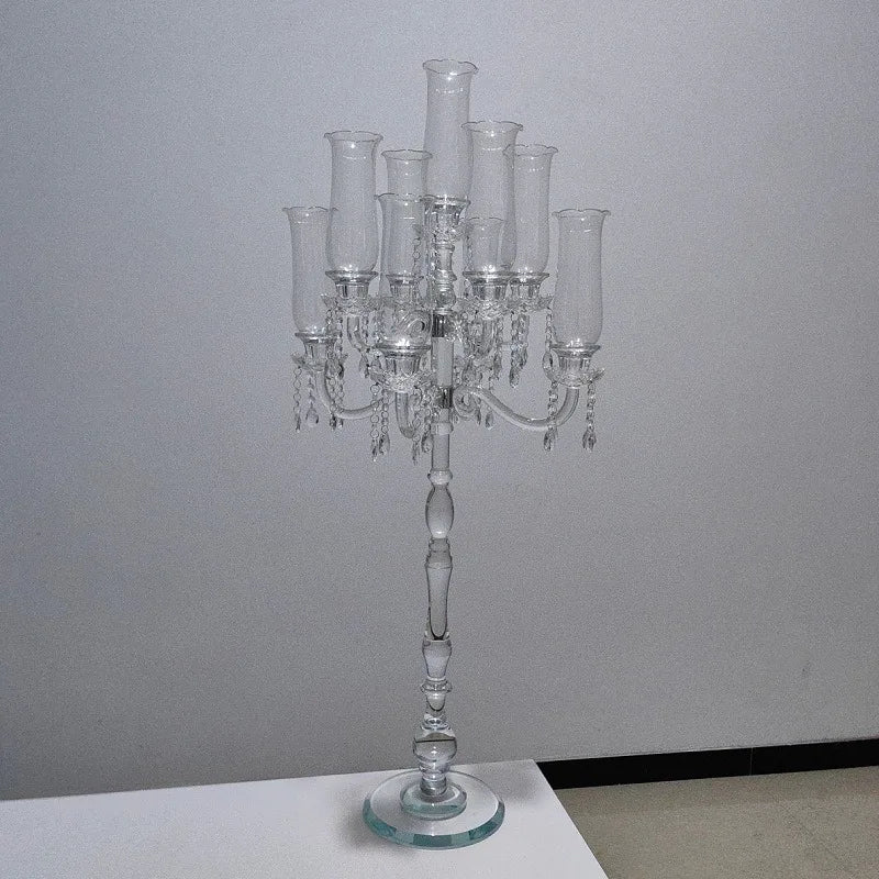 Luxury Crystal Candlestick Holder – Nordic Vintage Home Décor Crystal Candle Holder Babs