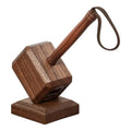 Wooden Hammer Bottle Opener with Magnetic Base | Fun Bar Gift Novelty Bottle Opener Babs A
