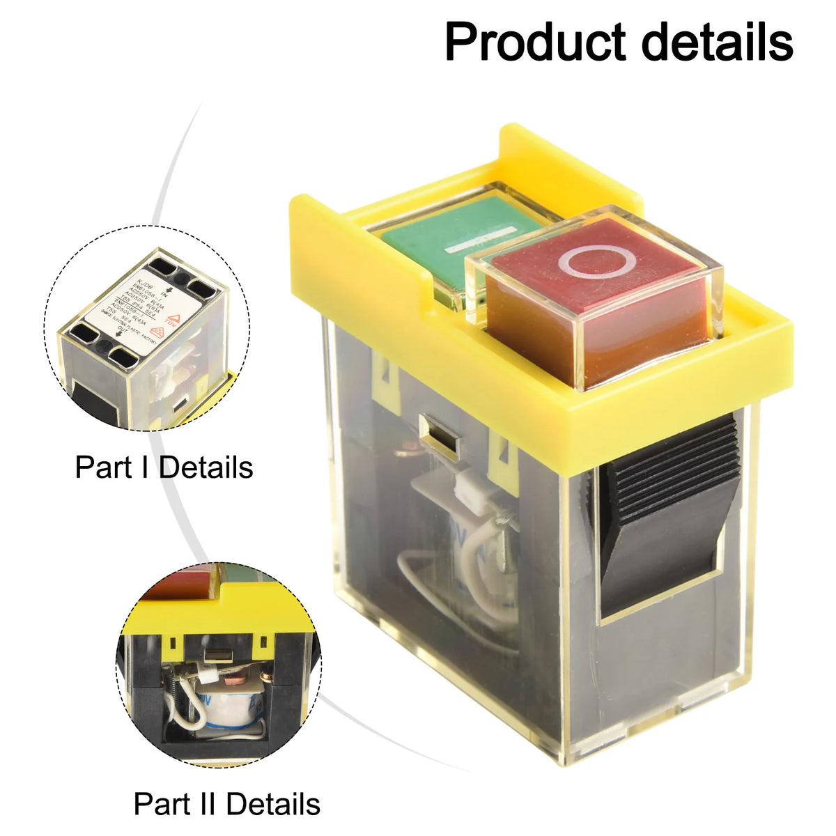 KJD6 Electromagnetic Switch 250V Self-Locking Machine Safety Machine Safety Switch Babs