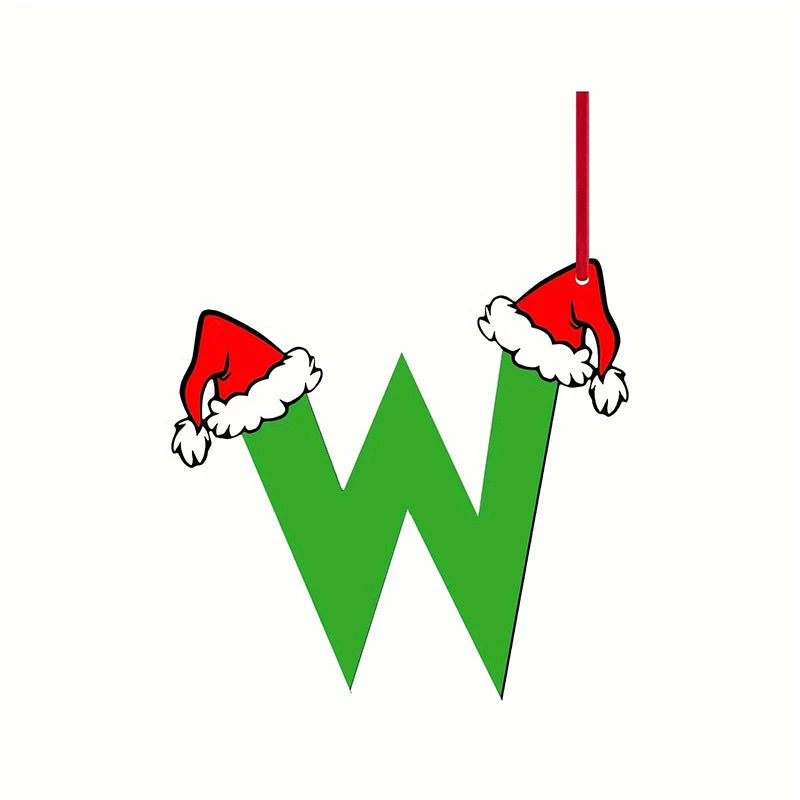 26 Letter Christmas Tree Ornaments – DIY Holiday Décor Set Christmas Ornaments Babs W