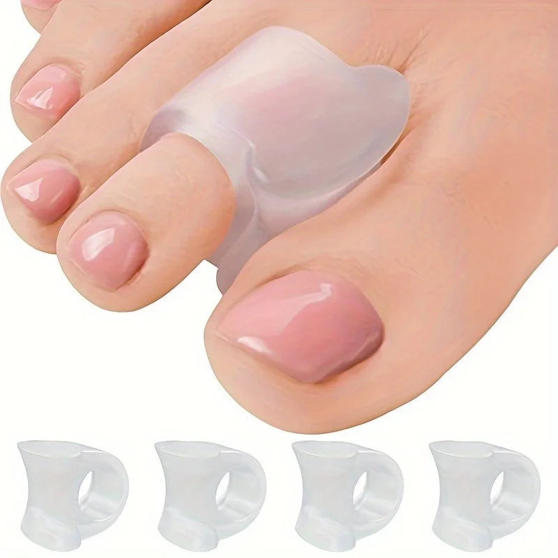 Gel Silicone Toe Separators – Waterproof, Latex-Free, Unisex Gel Toe Separators Babs