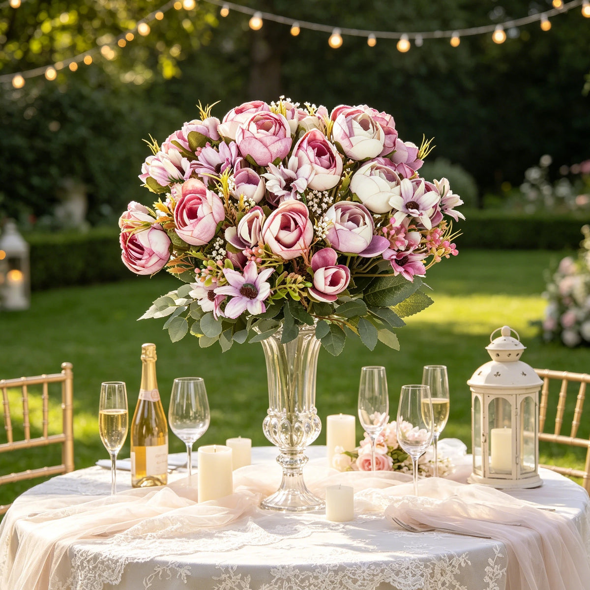 Artificial Silk Peony Bouquet | Wedding & Home Décor Flowers Artificial Flower Bouquet Babs