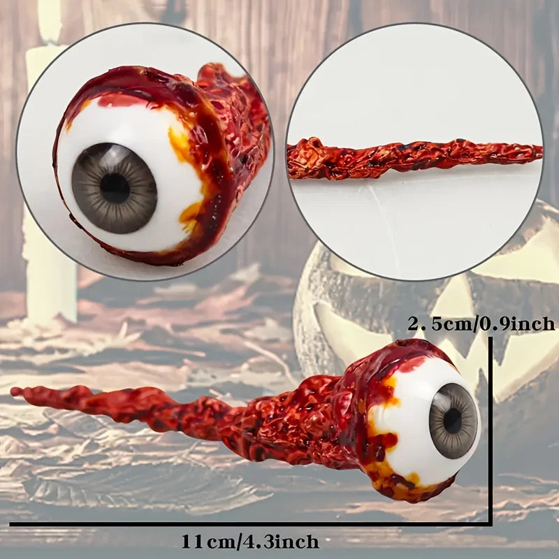 Latex Artificial Eyeball Halloween Prank Props – 2 Colors Halloween Prank Props Babs