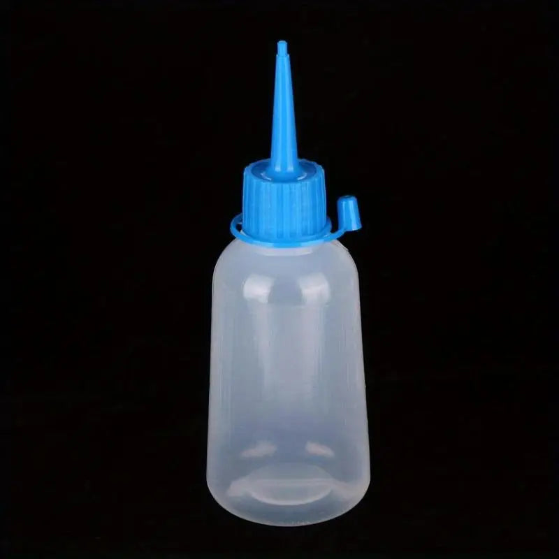 3-Pack 100ml Clear Squeeze Bottles with Tip Cap – Refillable Craft Squeeze Bottle Babs Blue