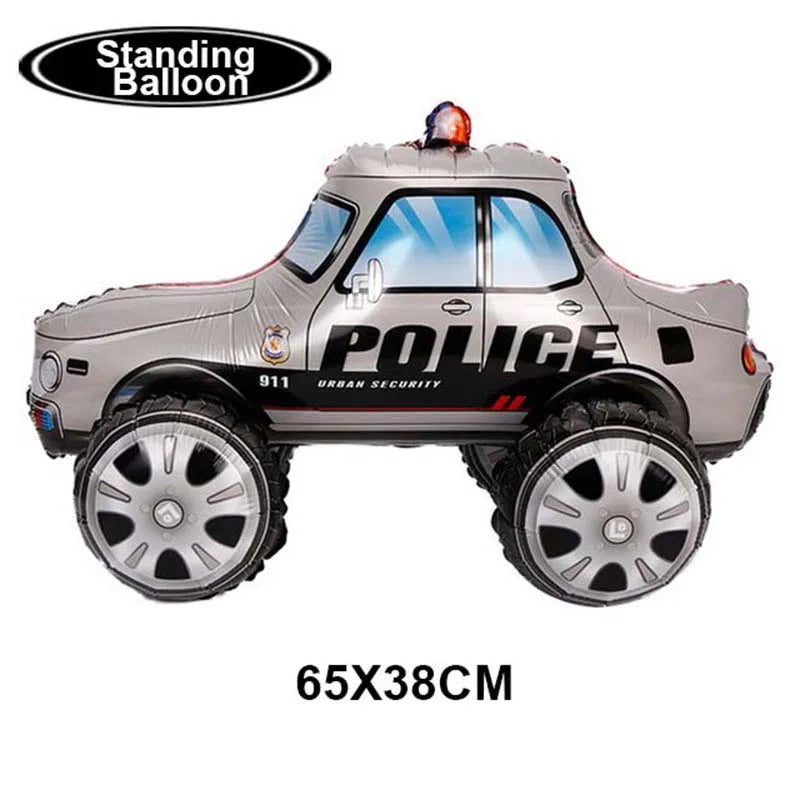 Police Theme Kids Party Supplies – Plates, Cups & Balloons Set