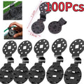 Greenhouse Shade Cloth Clips 50/100 Pack – Heavy Duty Lock Grip Garden Fabric Clips Babs 100pcs