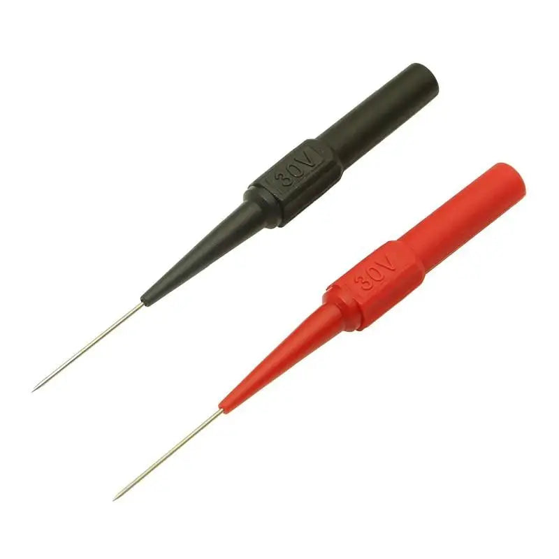 Insulation Piercing Needle Multimeter Test Probes | Banana Plug Multimeter Test Probes Babs 1pcblack1pcred