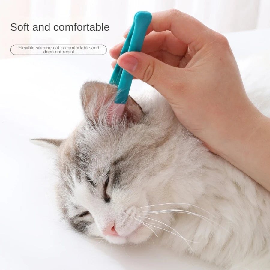 Pet Tear Stain Remover Comb – Eye Cleaning Brush for Cats & Dogs Pet Grooming Comb Babs