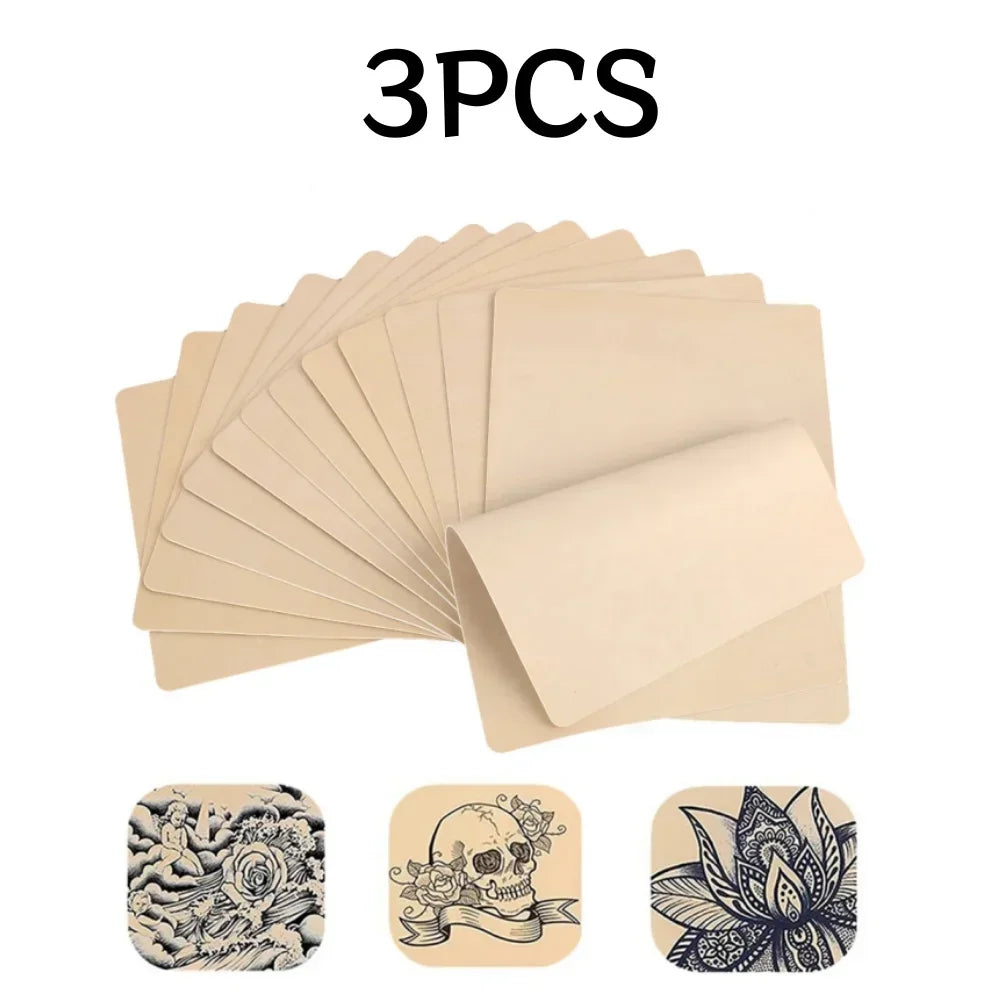 Double-Sided Tattoo & Eyebrow Practice Skin – Fake Skin Sheets Tattoo Practice Skin Babs 3PCS