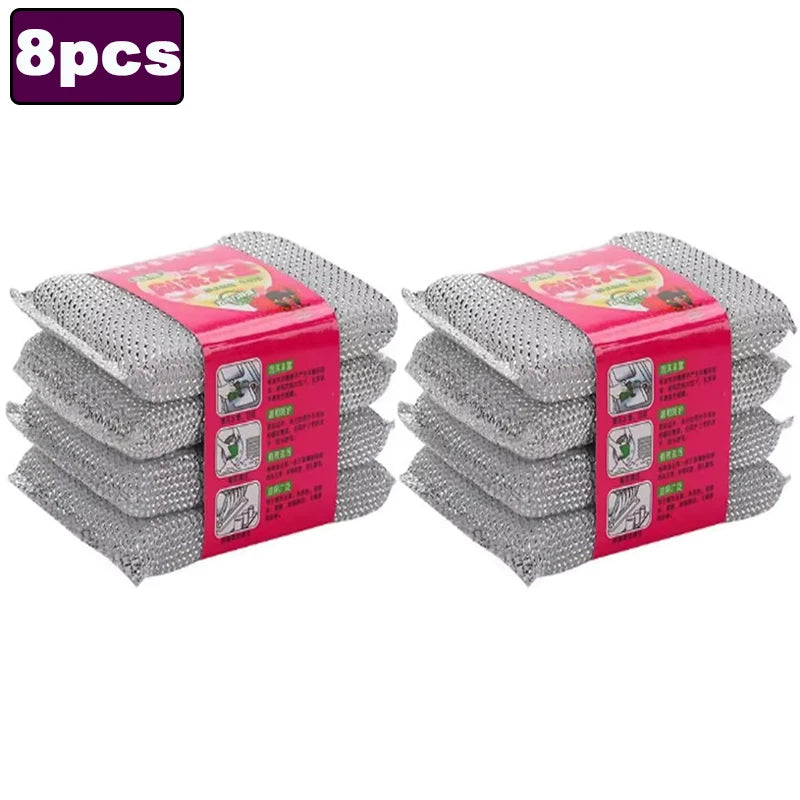 Scratch-Free Kitchen Dishwashing Sponge & Pot Brush Kitchen Cleaning Sponge Babs 8pcs