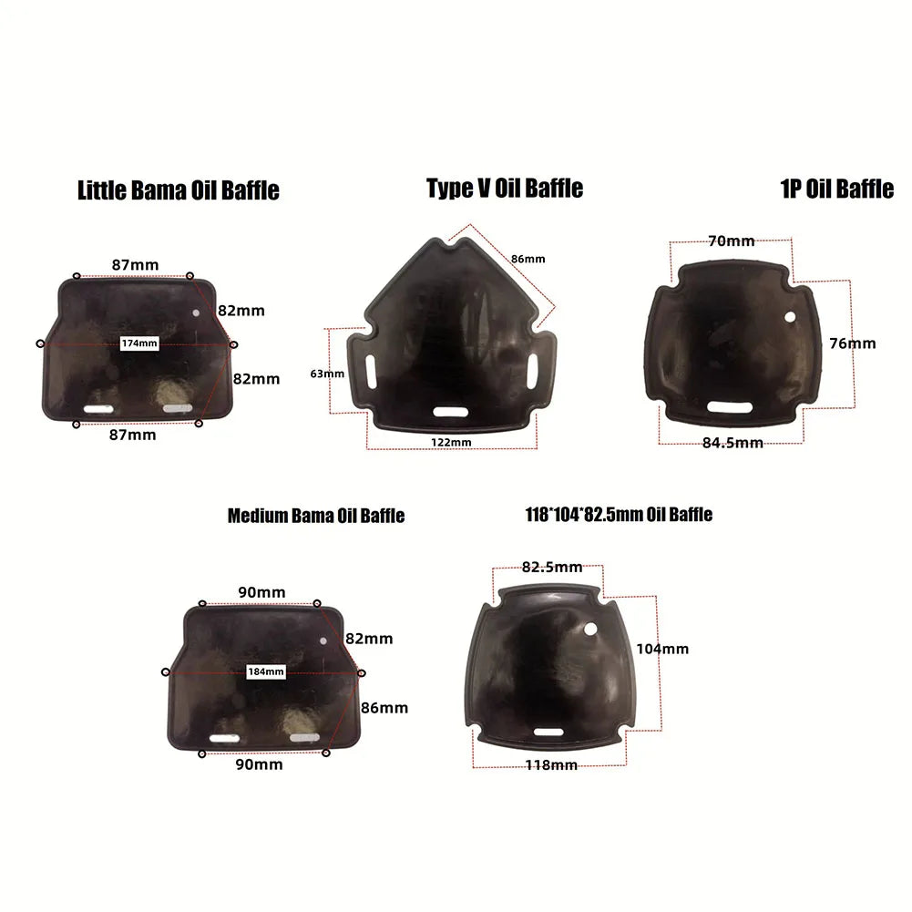 Air Compressor Rubber Oil Baffle Gasket – 1P 3P 5P Types Compressor Gasket Babs