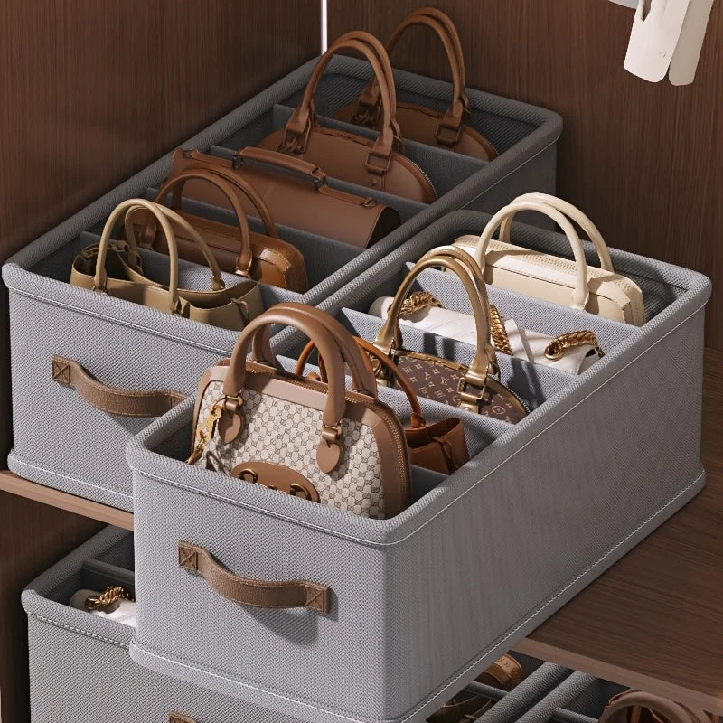 Foldable Bag Partition Storage Box – Wardrobe & Bedroom Wardrobe Storage Box Babs
